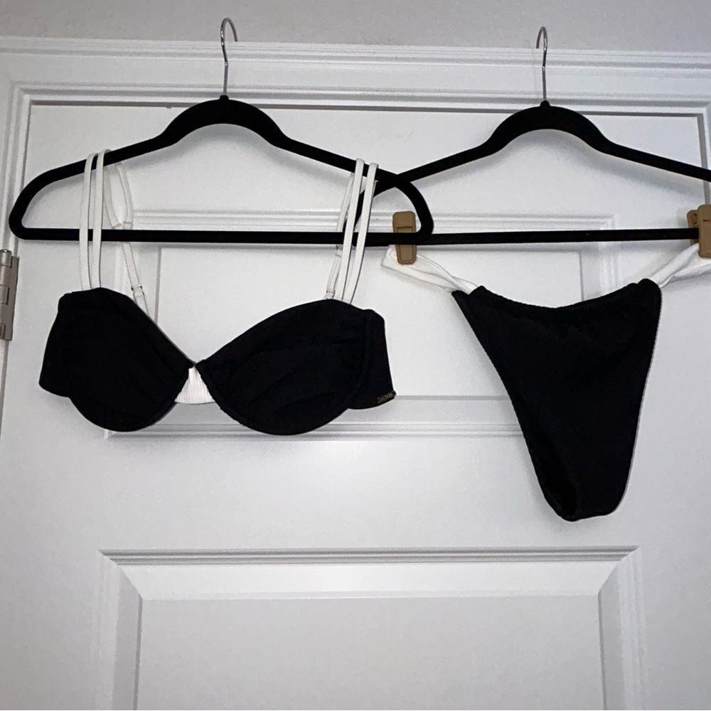 ALOHRA Cheeky Thong Bikini Swimsuit 2 Piece Set